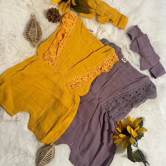 🌸3/$12,Bundle 2 of girl’s jumper 0-3 months new - Picture 6 of 10